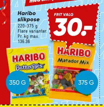 Bilka Haribo slikpose tilbud