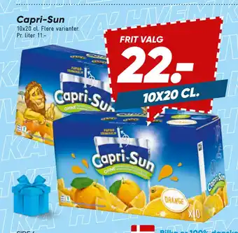 Bilka Capri-Sun tilbud