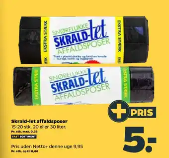 Netto Skrald-let affaldsposer tilbud