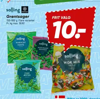 Bilka Grøntsager tilbud