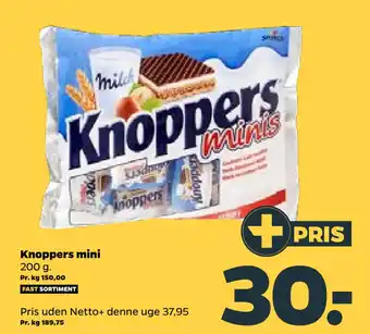 Netto Knoppers mini tilbud