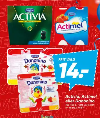 Bilka Activia, Actimel eller Danonino tilbud