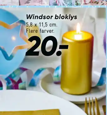 Bilka Windsor bloklys tilbud