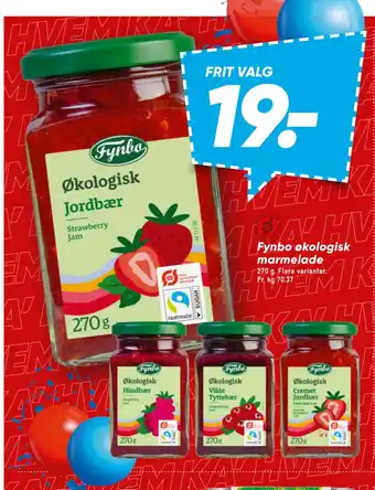 Fynbo økologisk marmelade