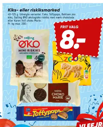 Bilka Kiks- eller riskiksmarked tilbud
