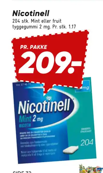 Bilka Nicotinell tilbud