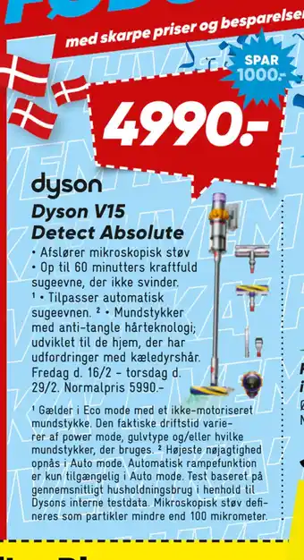 Bilka Dyson V15 Detect Absolute tilbud