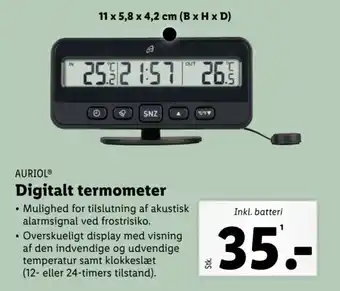 Lidl Digitalt termometer tilbud