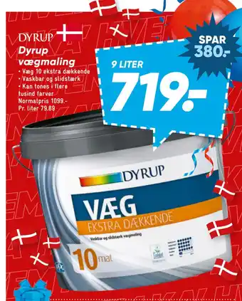 Bilka Dyrup vægmaling tilbud
