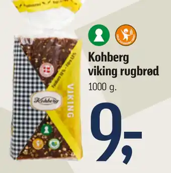 Føtex Kohberg viking rugbrød tilbud