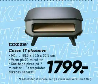 Bilka Cozze 17 pizzaovn tilbud