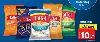 Lidl Taffel chips tilbud