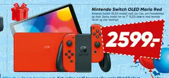 Bilka Nintendo Switch OLED Mario Red tilbud