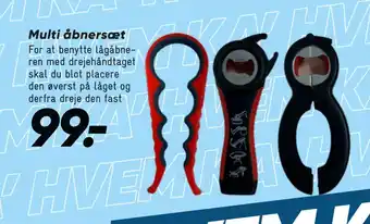 Bilka Multi åbnersæt tilbud