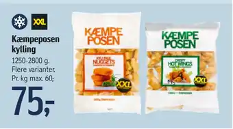Føtex Kæmpeposen kylling tilbud