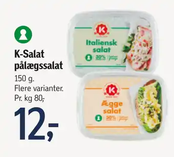 Føtex K-Salat pålægssalat tilbud