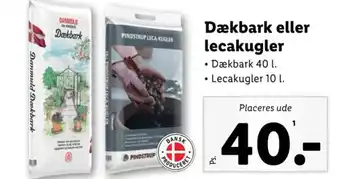Dækbark eller lecakugler