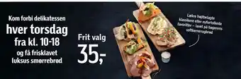 Føtex Kom forbi delikatessen og få frisklavet luksus smørrebrød tilbud