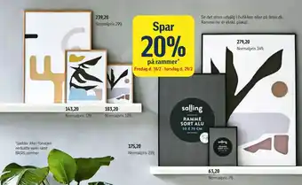 Spar 20% på rammer