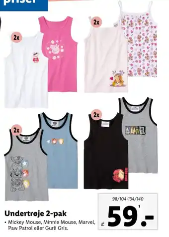 Lidl Undertrøje 2-pak tilbud