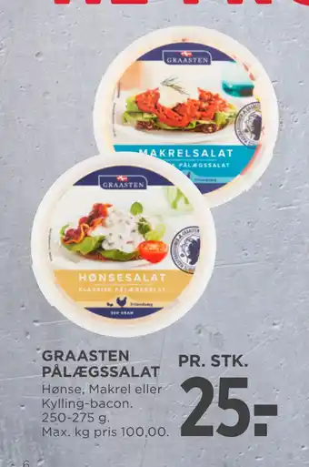 MENY GRAASTEN PÅLÆGSSALAT tilbud