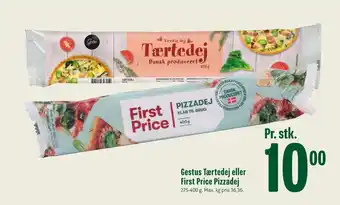 Min Købmand Gestus Tærtedej eller First Price Pizzadej tilbud