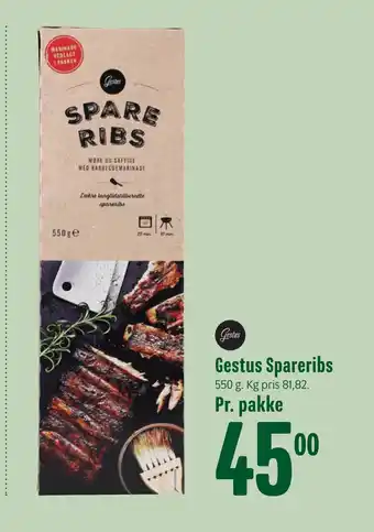 Min Købmand Gestus Spareribs tilbud
