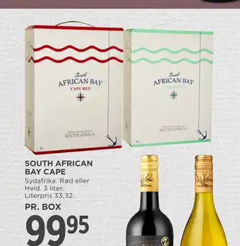 MENY SOUTH AFRICAN BAY CAPE tilbud