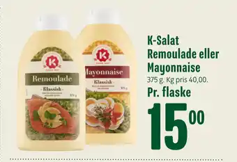 Min Købmand K-Salat Remoulade eller Mayonnaise tilbud