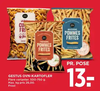 MENY GESTUS OVN-KARTOFLER tilbud