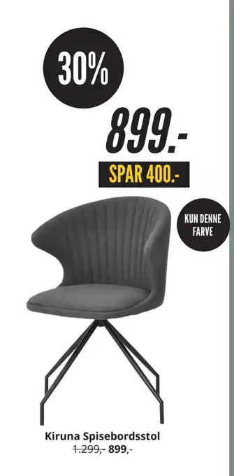 My Home Kiruna Spisebordsstol tilbud