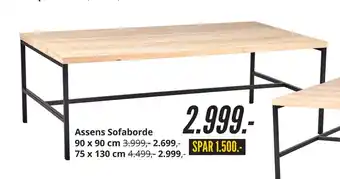 My Home Assens Sofaborde tilbud