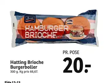 SPAR Hatting Brioche Burgerboller tilbud