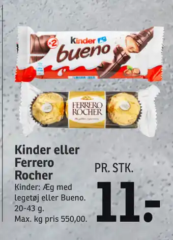 Kinder eller Ferrero Rocher