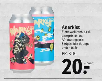 SPAR Anarkist tilbud