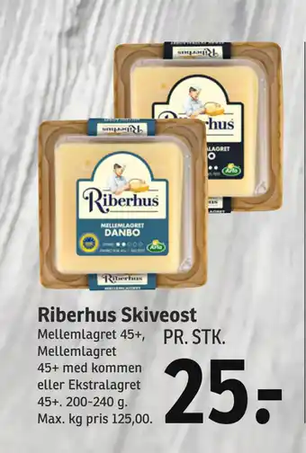 SPAR Riberhus Skiveost tilbud