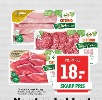 SPAR Citterio Italiensk Pålæg tilbud