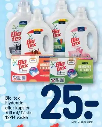 REMA 1000 Bio-tex Flydende eller kapsler tilbud