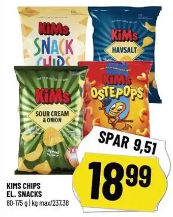 Løvbjerg KIMS CHIPS EL. SNACKS tilbud