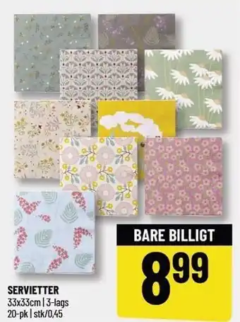 Løvbjerg SERVIETTER tilbud