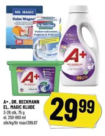 Løvbjerg A+ DR. BECKMANN EL. MAGIC KLUDE tilbud