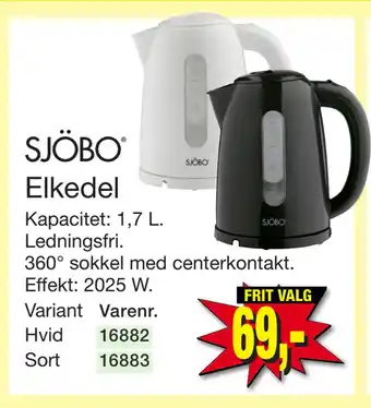 Harald Nyborg Elkedel tilbud