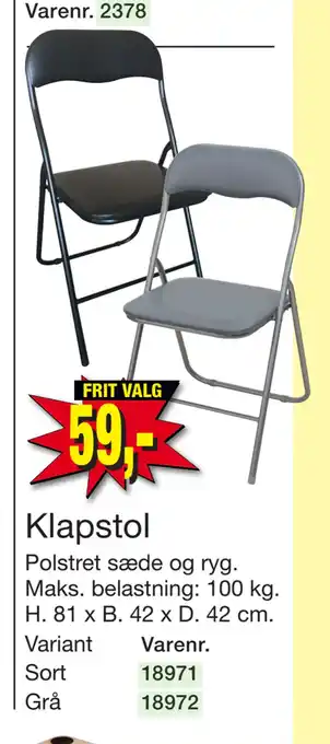 Harald Nyborg Klapstol tilbud