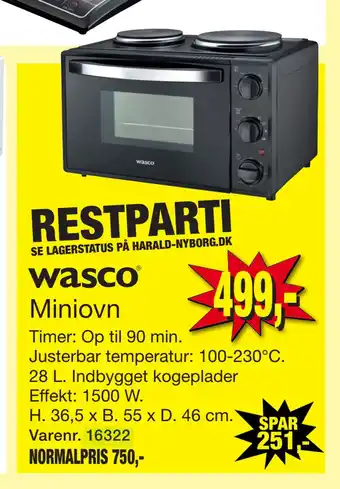 Harald Nyborg Miniovn tilbud