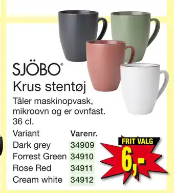 Harald Nyborg Krus stentøj tilbud