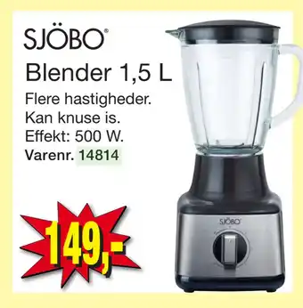 Harald Nyborg Blender 1,5 L tilbud