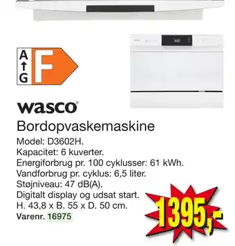 Harald Nyborg Bordopvaskemaskine tilbud