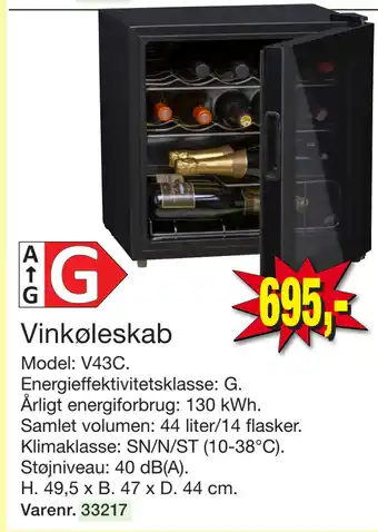 Harald Nyborg Vinkøleskab tilbud