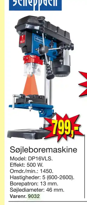 Harald Nyborg Søjleboremaskine tilbud