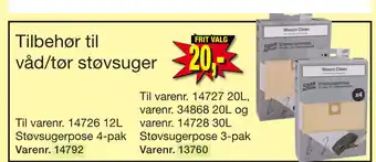 Harald Nyborg Tilbehør til våd/tør støvsuger tilbud